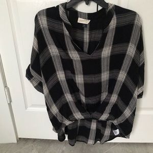 Slightly cropped blouse